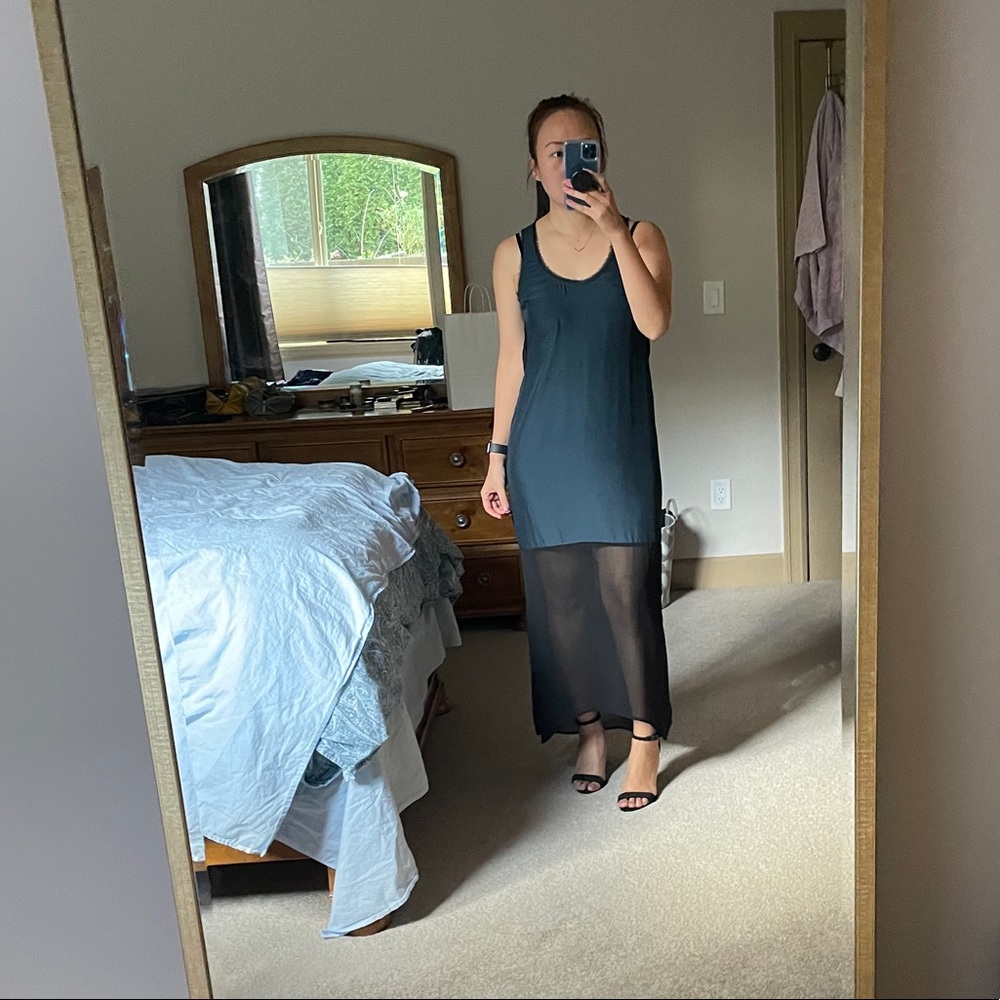 Silence + Noise silk maxi
